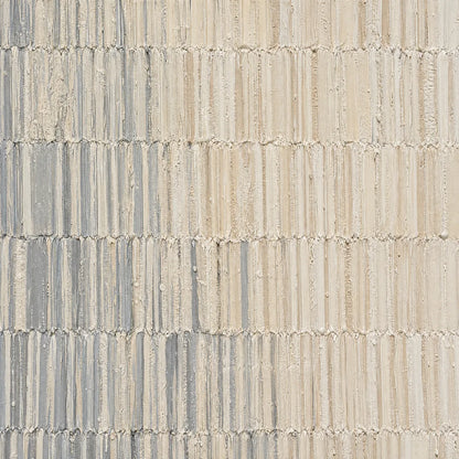 Grey Line Calm – Wabi-Sabi Abstract Oil Painting, view 3