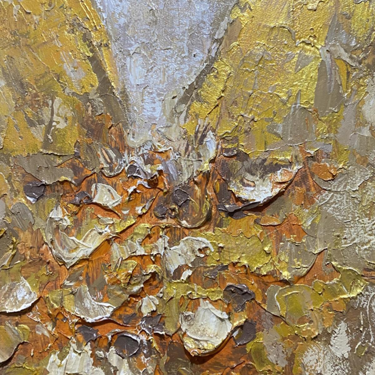 Golden Wings – Butterfly Textured Oil Painting, view 4