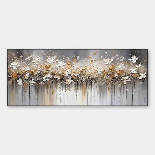 Golden Drift – Floral Painting, view 1