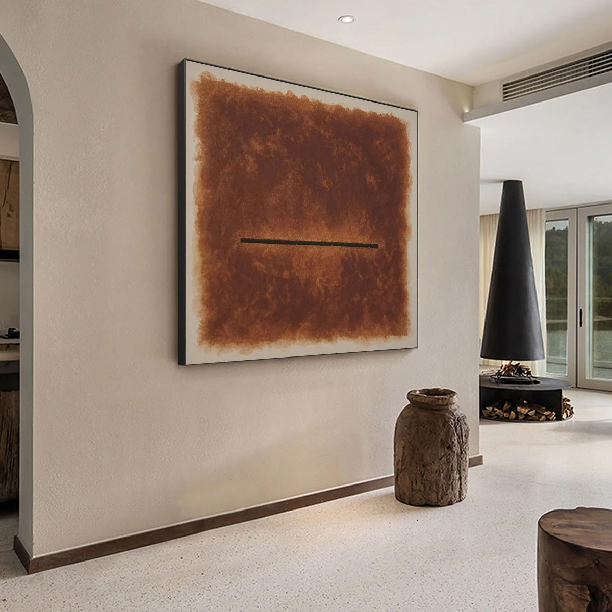 Horizon – Wabi-Sabi Abstract Oil Painting, view 5