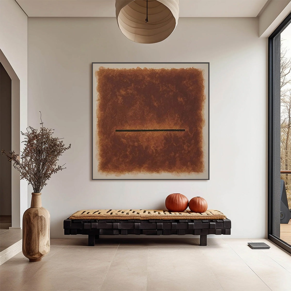 Horizon – Wabi-Sabi Abstract Oil Painting, view 4