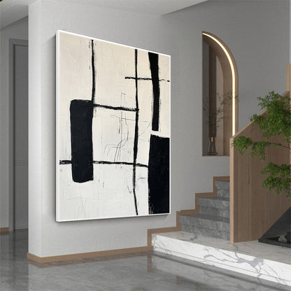 Intersection – Wabi-Sabi Abstract Oil Painting, view 4