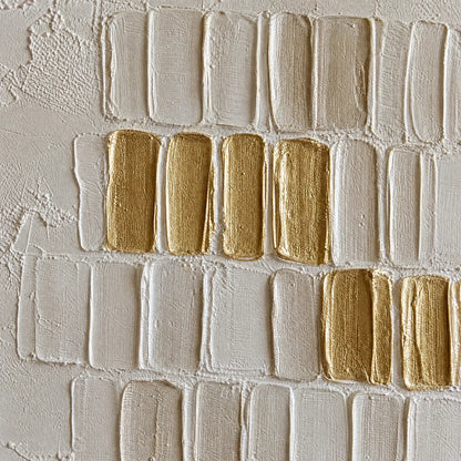 Ivory Halo – Wabi-Sabi Abstract Oil Painting, view 3