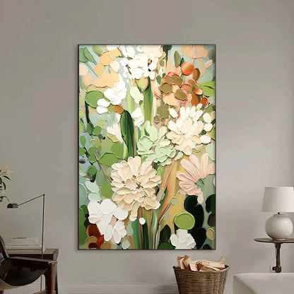 Serene Blossoms – Impressionist Floral Oil Painting, view 5