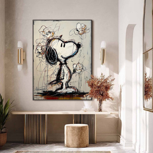 Joyful Daydream – Floral Oil Painting, view 2