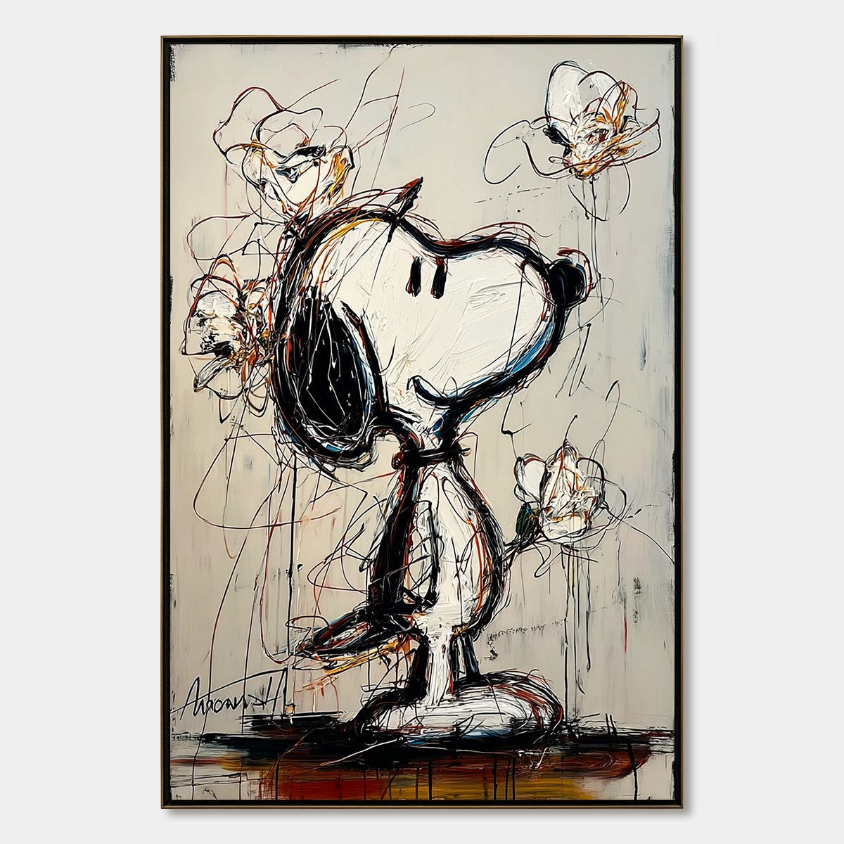 Joyful Daydream – Floral Oil Painting, view 1