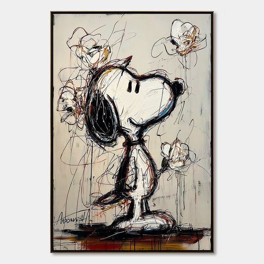 Joyful Daydream – Floral Oil Painting, view 1