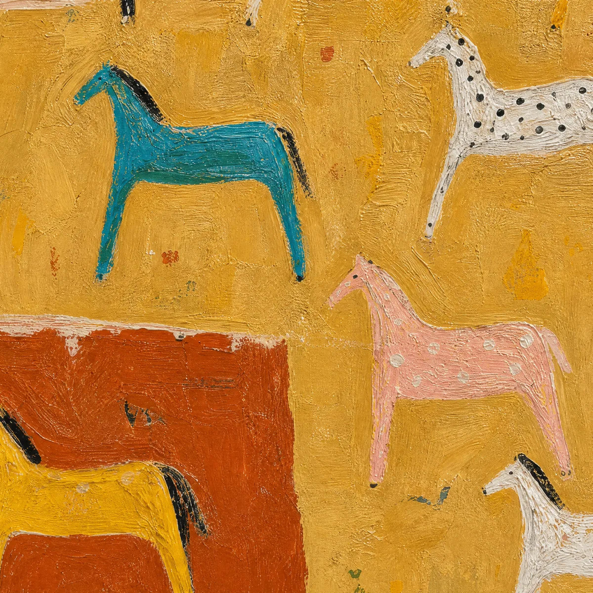 Joyful Horse – Horse Oil Painting, view 3