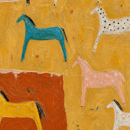Joyful Horse – Horse Oil Painting, view 3