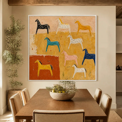 Joyful Horse – Horse Oil Painting, view 5