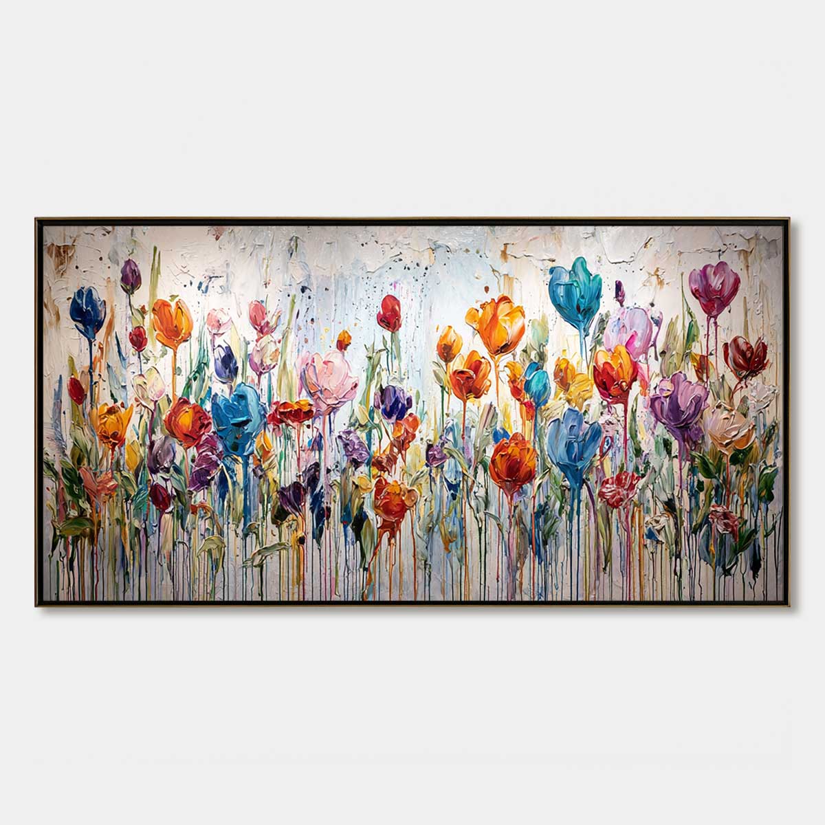 Joyful Melody – Field Impasto Painting, view 1