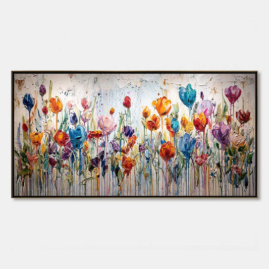 Joyful Melody – Field Impasto Painting, view 1