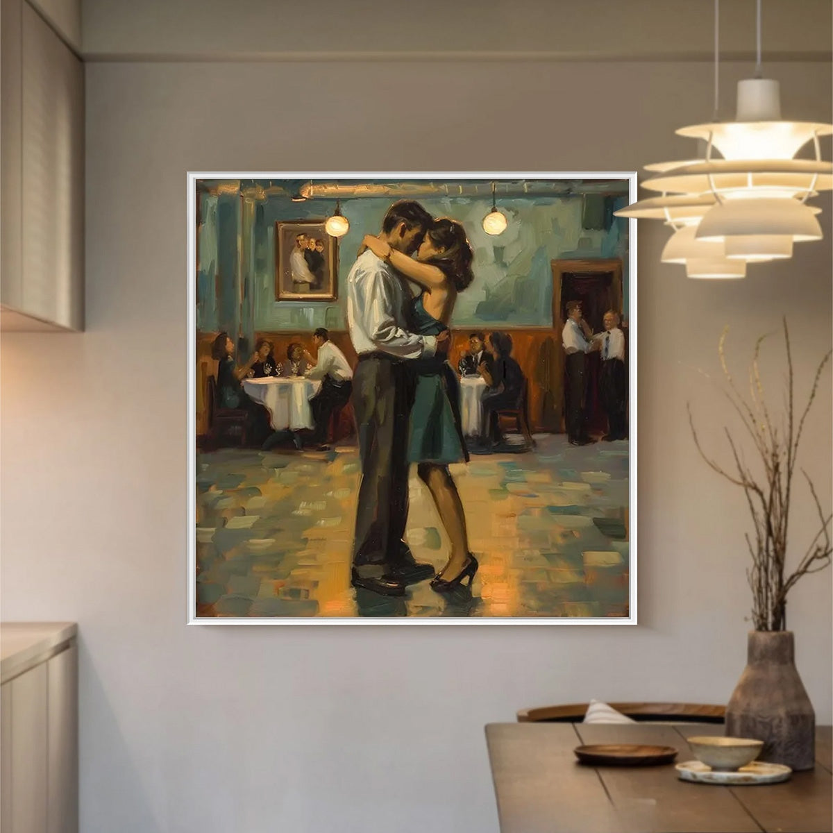 Last Dance – Couple Oil Painting, view 2