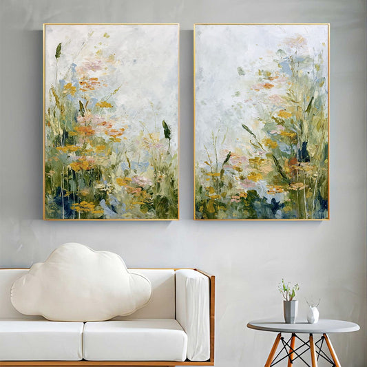 Meadow'S Whisper – Impressionist Meadow Textured Painting, view 2