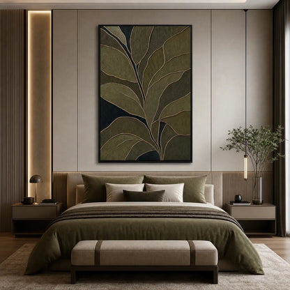 Midnight Foliage – Botanical Painting, view 5