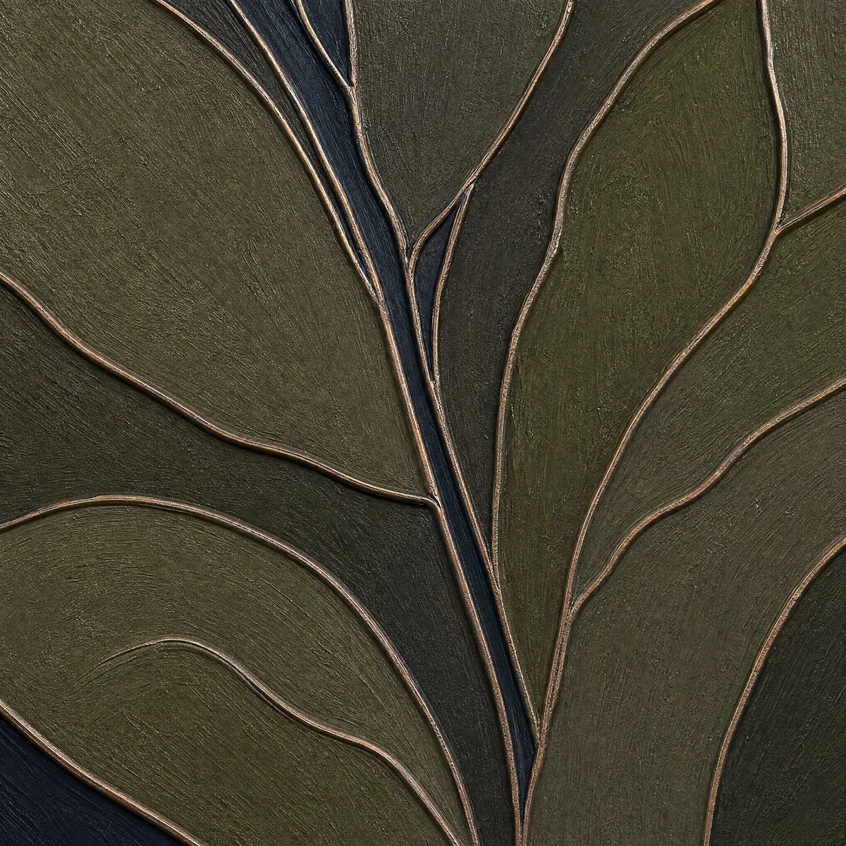 Midnight Foliage – Botanical Painting, view 3