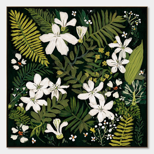Midnight Garden – Floral Painting, view 1