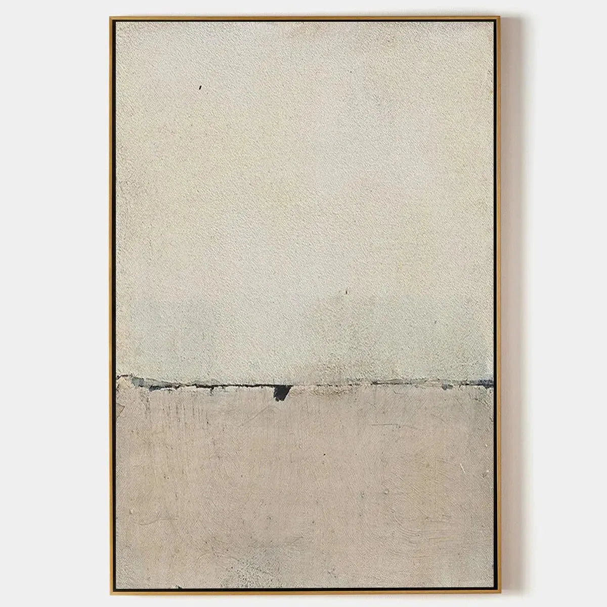 Minimalist Earthscape – Wabi-Sabi Landscape Oil Painting, view 1