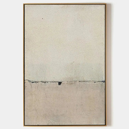 Minimalist Earthscape – Wabi-Sabi Landscape Oil Painting, view 1
