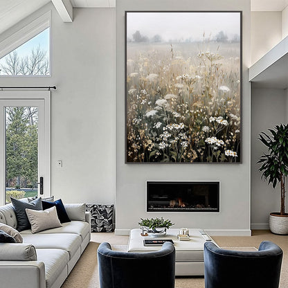 Misty Meadow – Meadow Painting, view 2