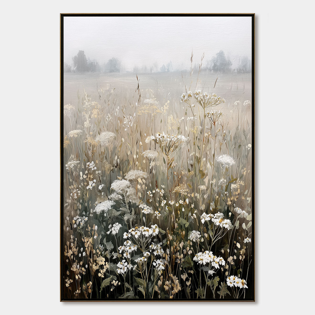 Misty Meadow – Meadow Painting, view 1