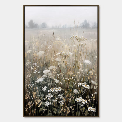 Misty Meadow – Meadow Painting, view 1