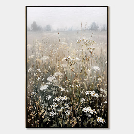 Misty Meadow – Meadow Painting, view 1
