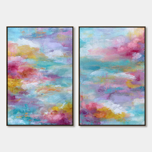 Morning Rapture – Cloudscape Oil Painting, view 1