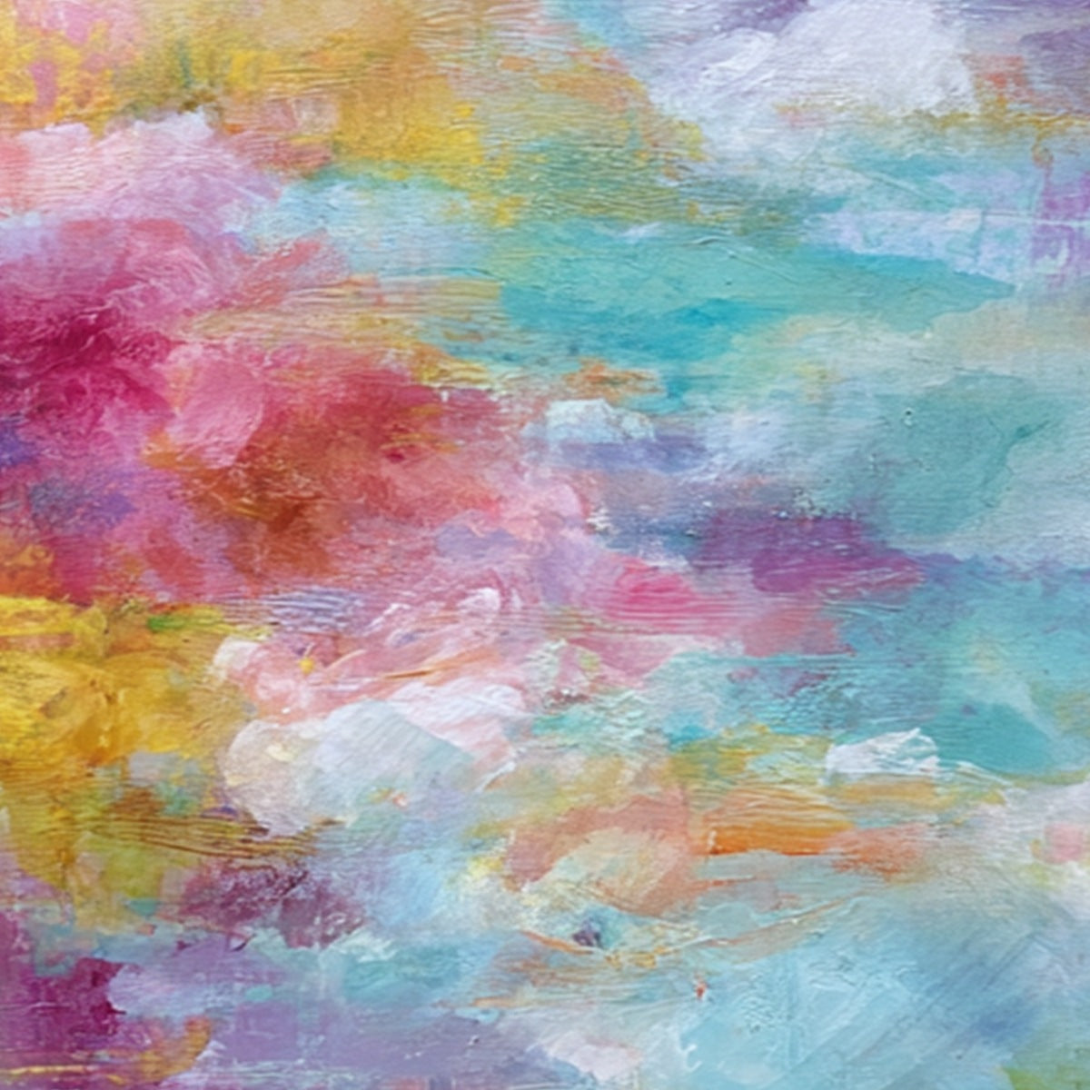 Morning Rapture – Cloudscape Oil Painting, view 5
