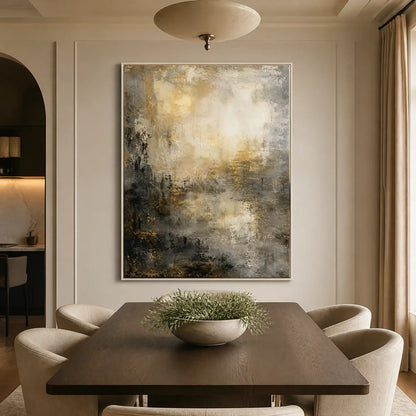 Night Aurelia – Wabi-Sabi Abstract Oil Painting, view 5