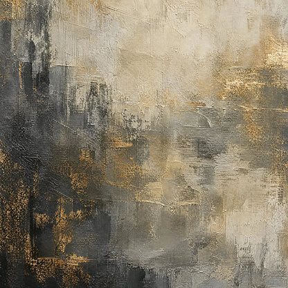 Night Aurelia – Wabi-Sabi Abstract Oil Painting, view 3