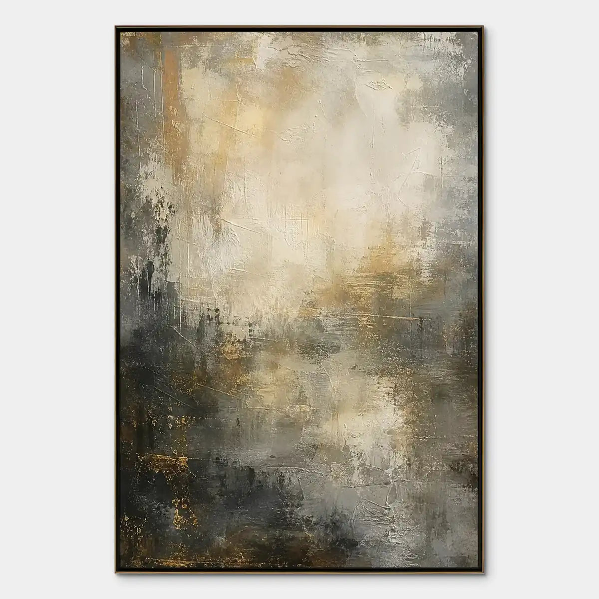 Night Aurelia – Wabi-Sabi Abstract Oil Painting, view 1