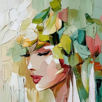Ocean'S Muse – Figurative Impasto Oil Painting, view 3