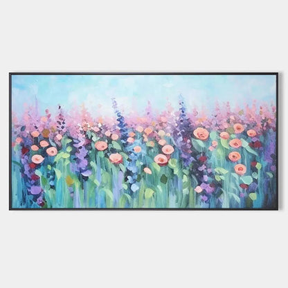 Pastel Meadow – Meadow Painting, view 1