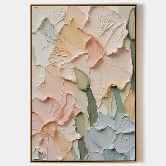 Pastel Petals – Bouquet Impasto Painting, view 1