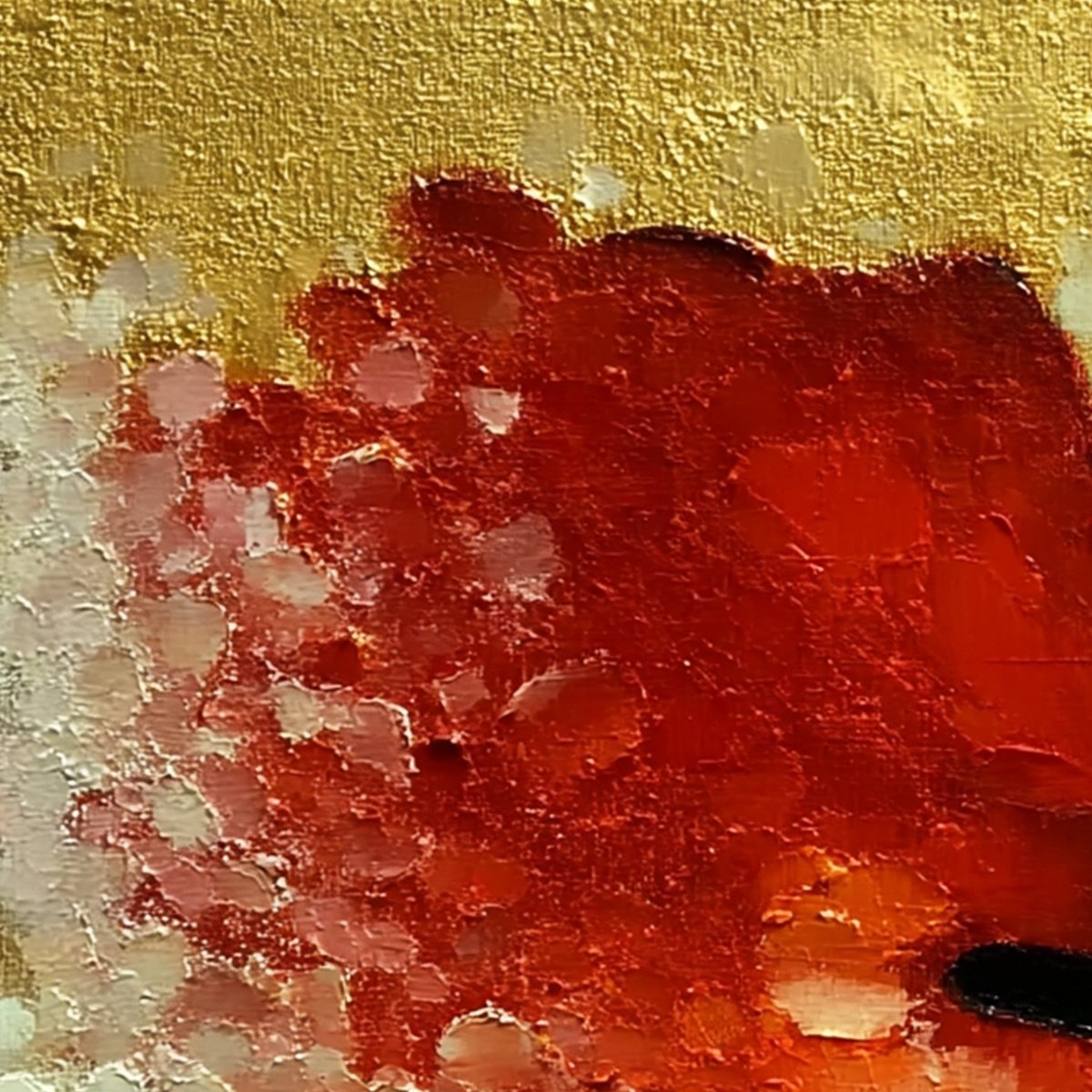 Peekaboo – Cat Impasto Oil Painting, view 5