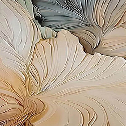 Petal Whispers – Wabi-Sabi Floral Impasto Painting, view 5