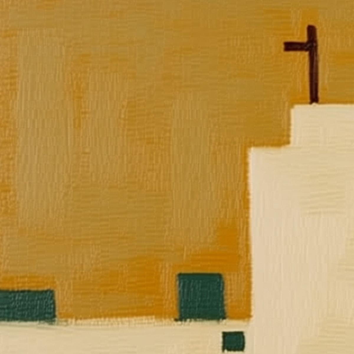 Pilgrim'S Path – Minimalist Figurative Oil Painting, view 5