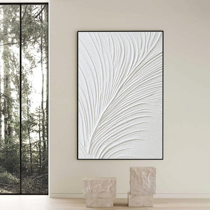 Wabi-Sabi Bird Textured Acrylic Painting – Plume