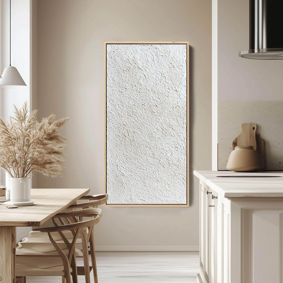 Quiet Canvas – Wabi-Sabi Abstract Impasto Oil Painting, view 4