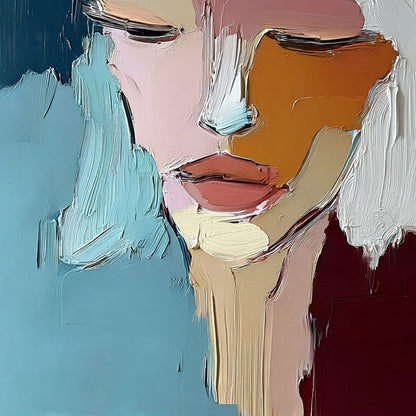 Quietude – Figurative Impasto Oil Painting, view 5