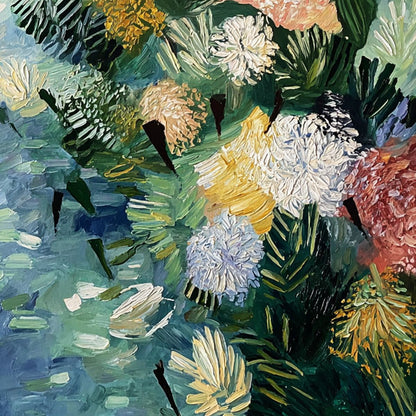River Of Blooms – River Impasto Painting, view 5