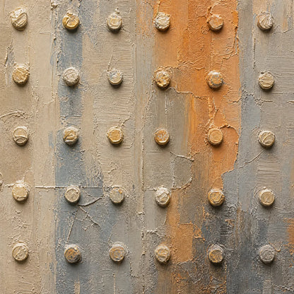 Sand Pearl Rhythm – Wabi-Sabi Abstract Oil Painting, view 3