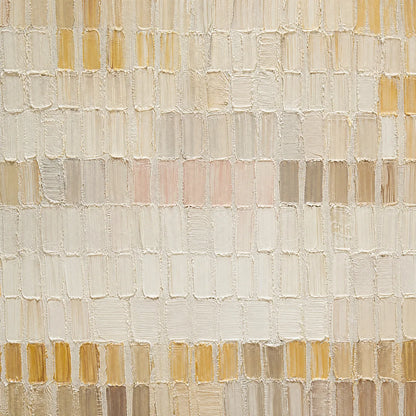 Sandline Horizon – Wabi-Sabi Neutral Abstract Oil Painting, view 3