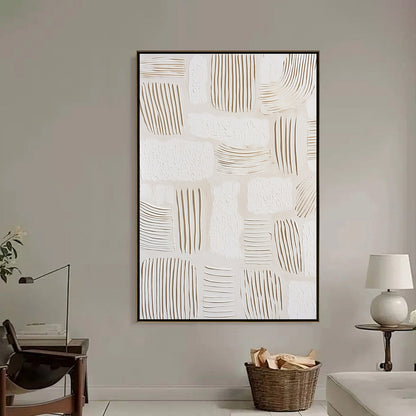 Wabi-Sabi Abstract Textured Oil Painting – Scriptures