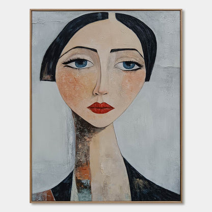 Ready to Ship – Figurative Textured Oil Painting, view 2