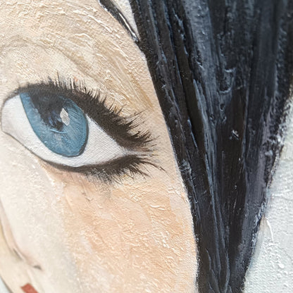 Ready to Ship – Figurative Textured Oil Painting, view 5