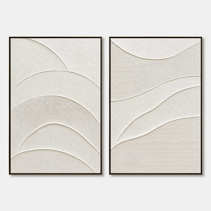 Serene Rhythm – Wabi-Sabi Seascape Oil Painting, view 1