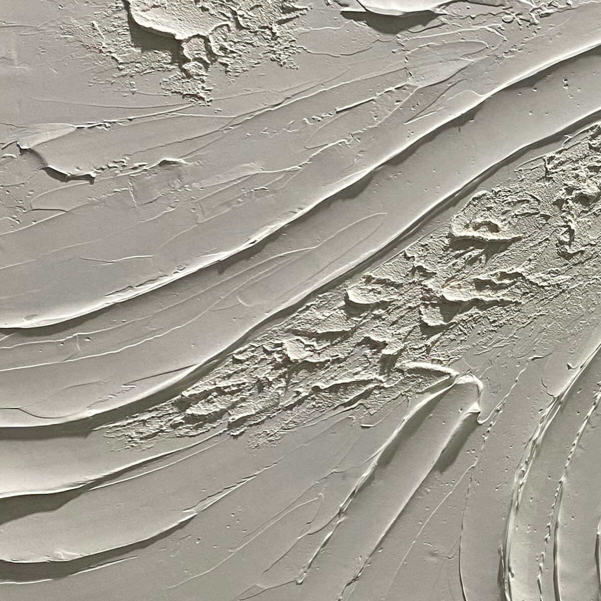 Serene Ridges – Wabi-Sabi Abstract Oil Painting, view 3
