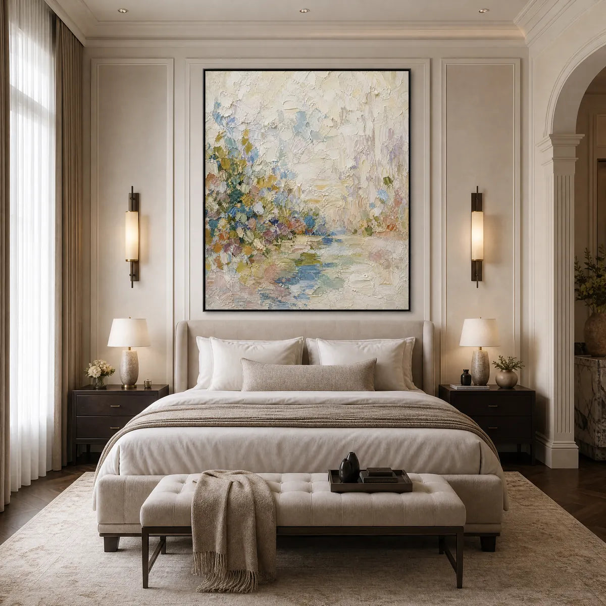 Serenity – Landscape Impasto Oil Painting, view 5